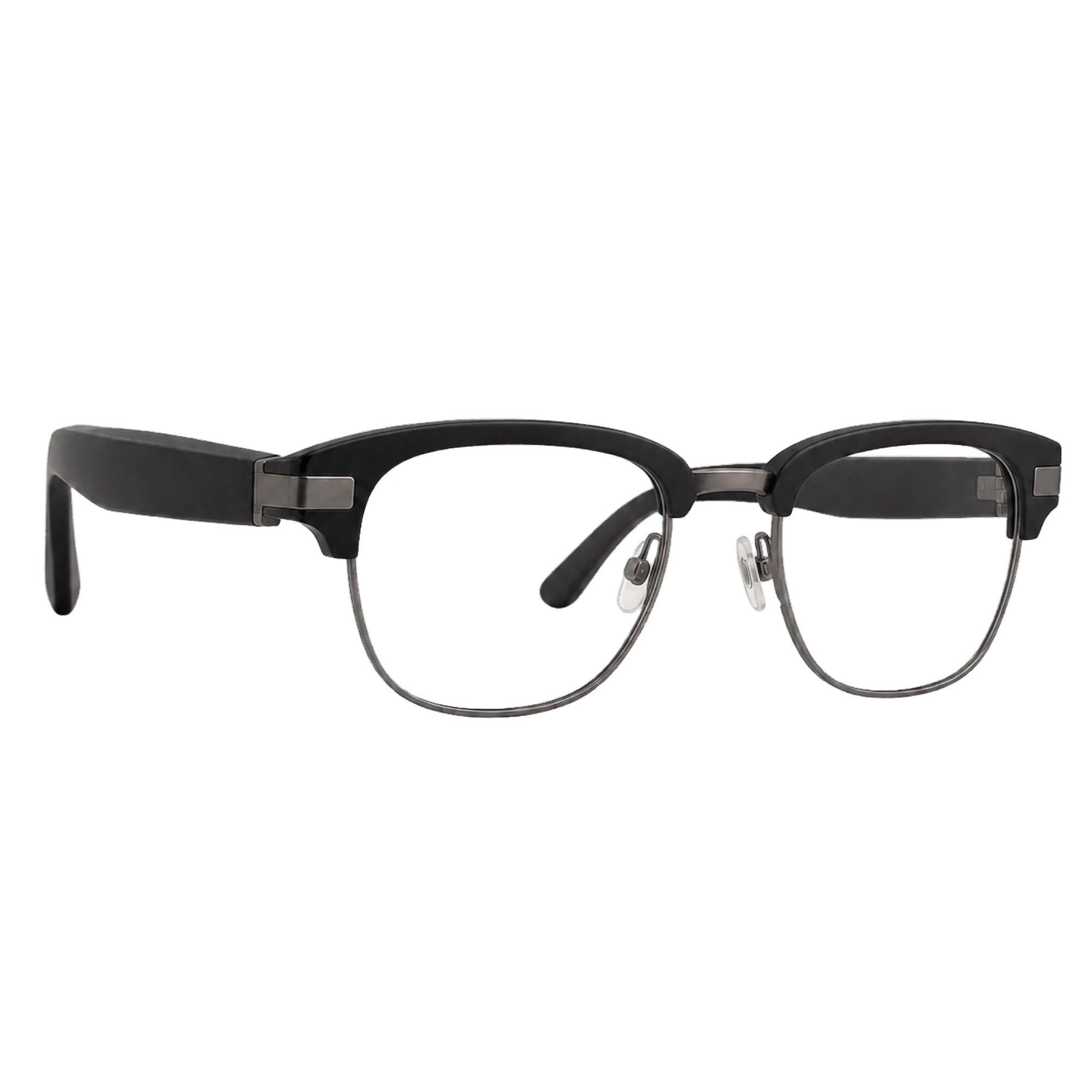 Semi-Rim Clubmaster consumer audio eyewear silhouette